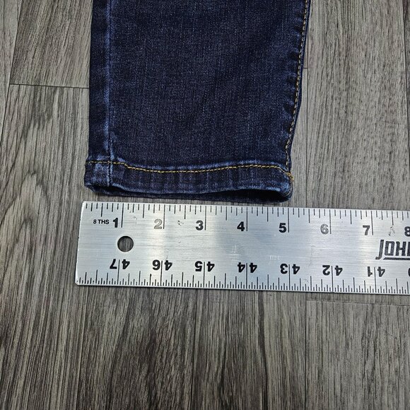 No Boundaries Jeans Womens 13 Dark Wash Skinny Stretch Denim Blue Mid Rise - Picture 11 of 11